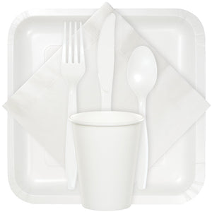 White Premium Plastic Forks, 50 ct Party Supplies