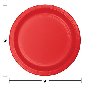 Classic Red Paper Plates, 75 ct