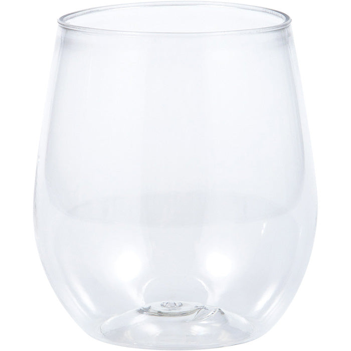 Plastic Glasses - Clear Plastic Wine Glasses