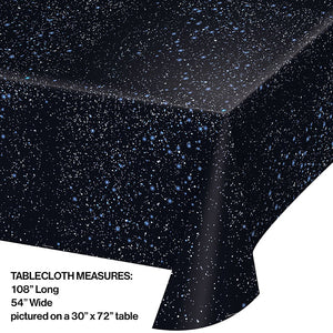 Space Blast Tablecover Plastic 54" X 108" Aop