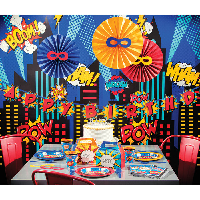 Superhero Birthday Party Decorations