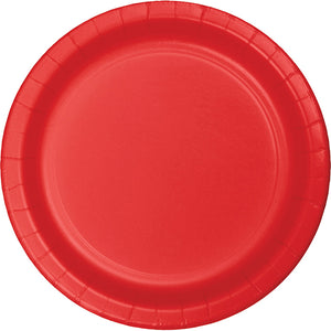 Classic Red Paper Plates, 75 ct