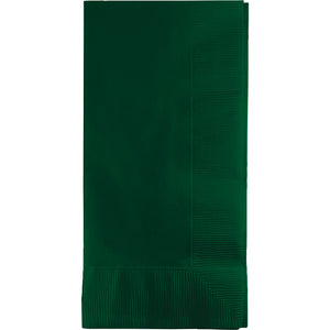 Hunter Green Dinner Napkins 2Ply 1/8Fld, 50 ct by Creative Converting