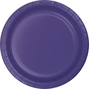 Purple Banquet Plates, 24 ct