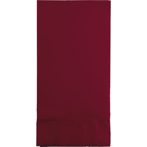 Burgundy Guest Towel, 3 Ply, 16 ct by Creative Converting