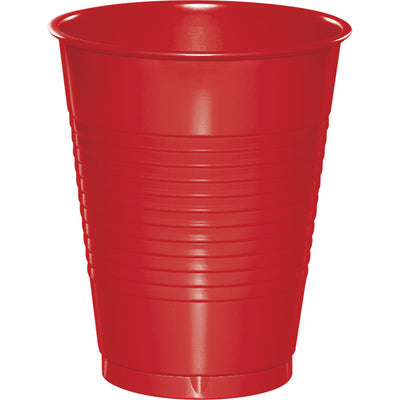 Classic Red Plastic Cups, 20 ct