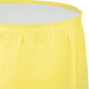 Mimosa Plastic Tableskirt, 14' X 29"