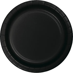 Black Dessert Plates, 75 ct